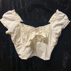 NWOT Lottie Moss Crop Top